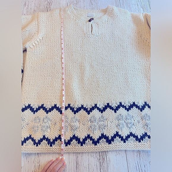 Moda Int'l Vintage 90s Hippie Wool Sweater Oversized Unisex L XL - Picture 8 of 11